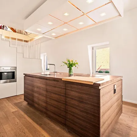 Insel-loft - Maisonette Auf Der Insel, Exklusiv Mit Dachterrasse לינדאו