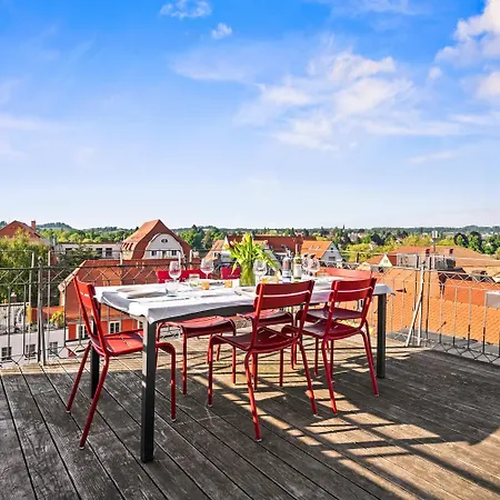 Insel-loft - Maisonette Auf Der Insel, Exklusiv Mit Dachterrasse לינדאו