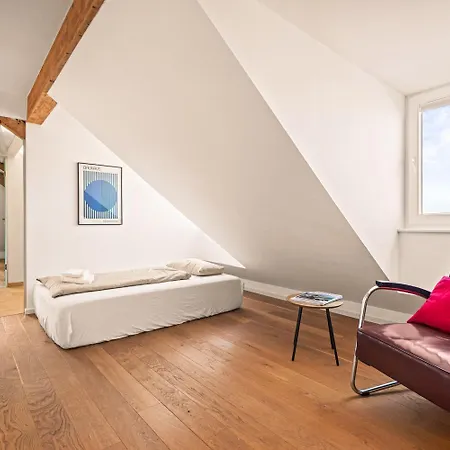 Insel-loft - Maisonette Auf Der Insel, Exklusiv Mit Dachterrasse * לינדאו